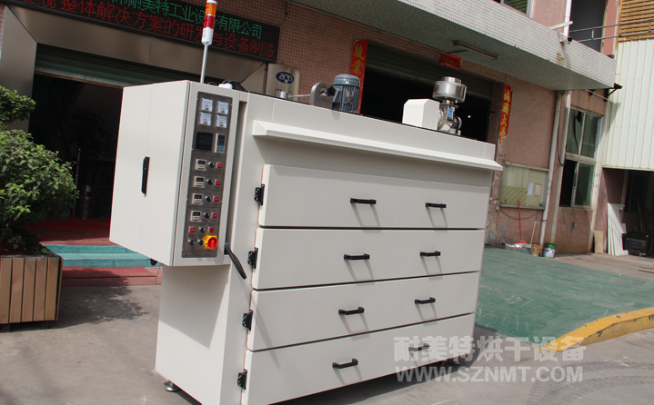 汽車行業橡膠管四門抽屜烘箱